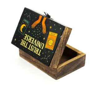 Medium Enamelled Box  – Trust the Universe | www.artisangoods.co.uk 3