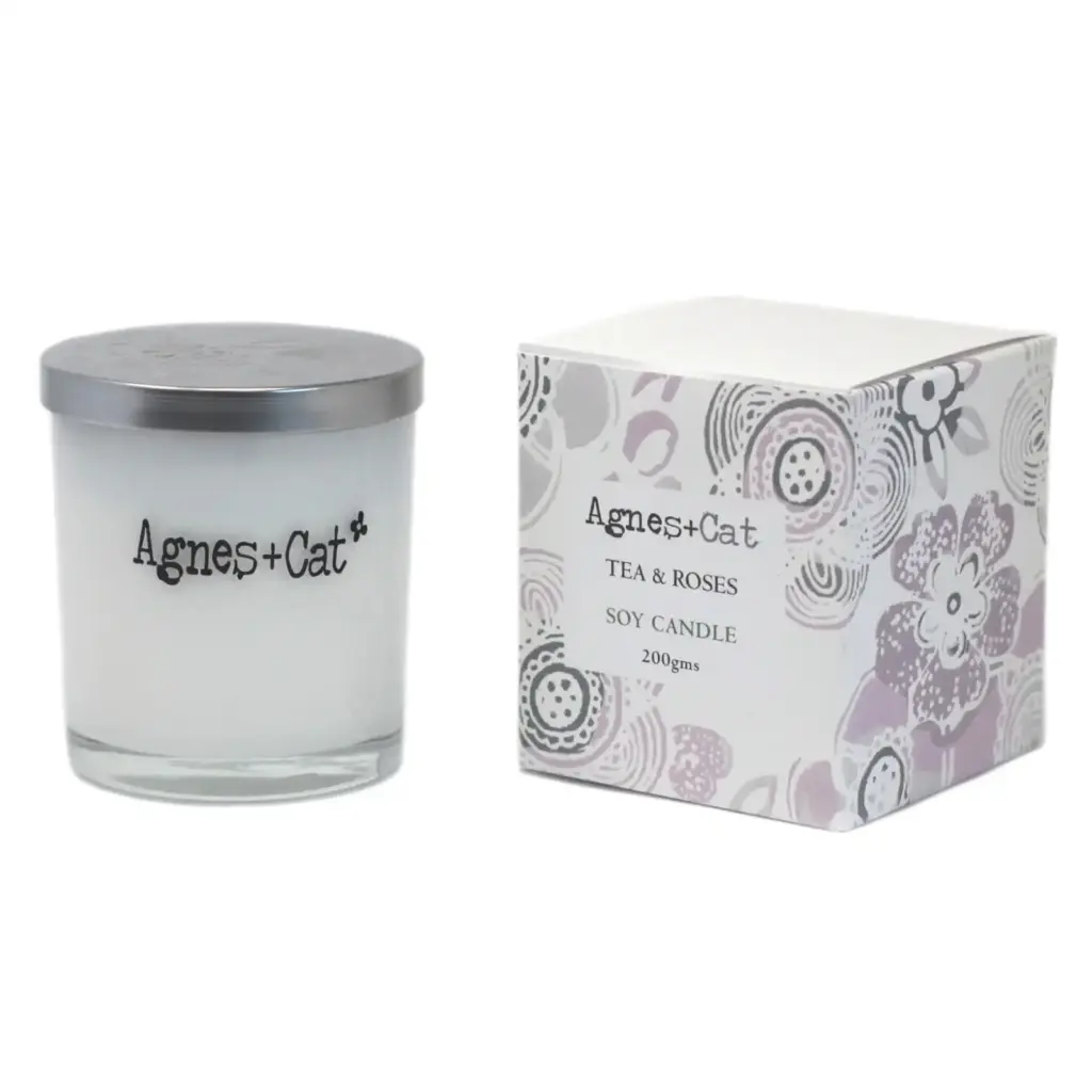 Agnes + Cat Votive Candle – Tea and Roses | www.artisangoods.co.uk 4