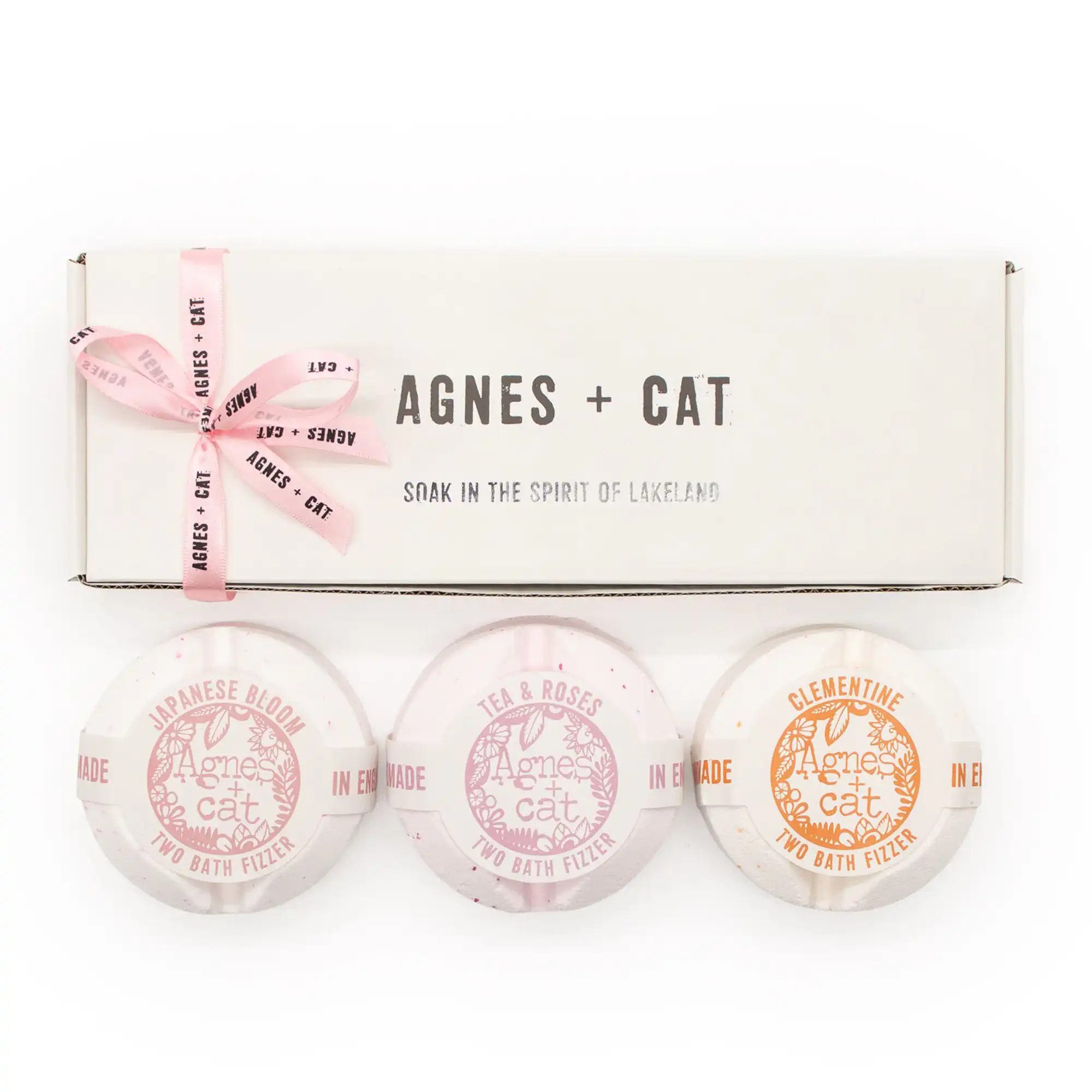 Agnes + Cat Floral & Citrus Bath Fizzer Gift Set - Image 3