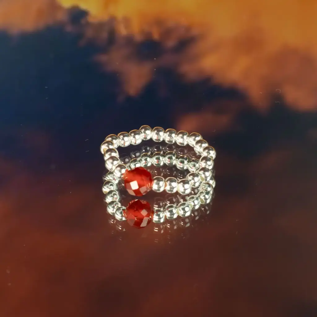 Nymph Spirit Gemstone Ring Set – Blood Moon | www.artisangoods.co.uk 6