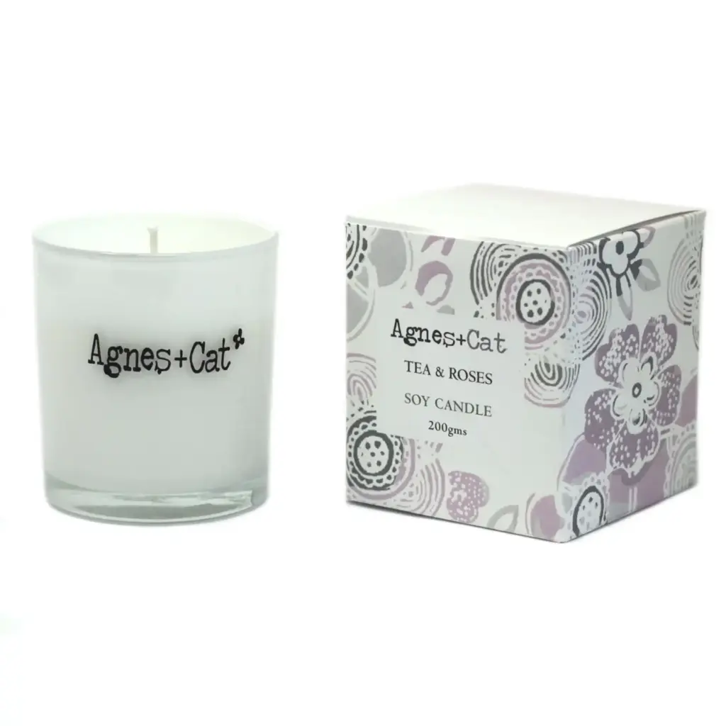 Agnes + Cat Votive Candle – Tea and Roses | www.artisangoods.co.uk 6