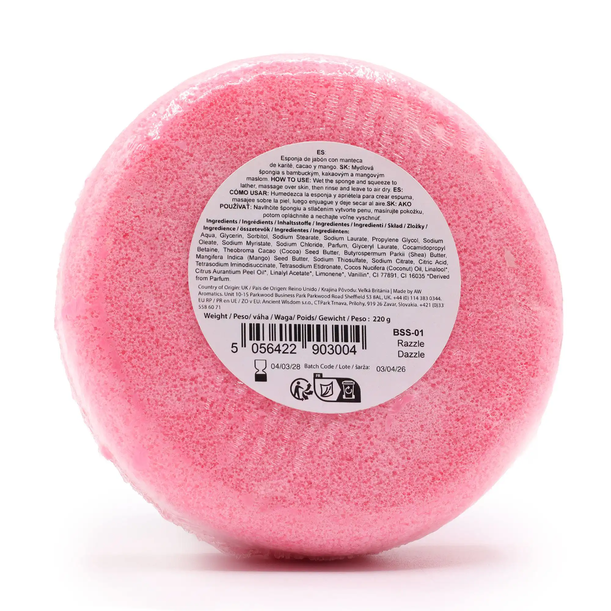 Butter Bubble Soap – Razzle Dazzle | www.artisangoods.co.uk 4 Butter Bubble Soap - Razzle Dazzle - Image 3