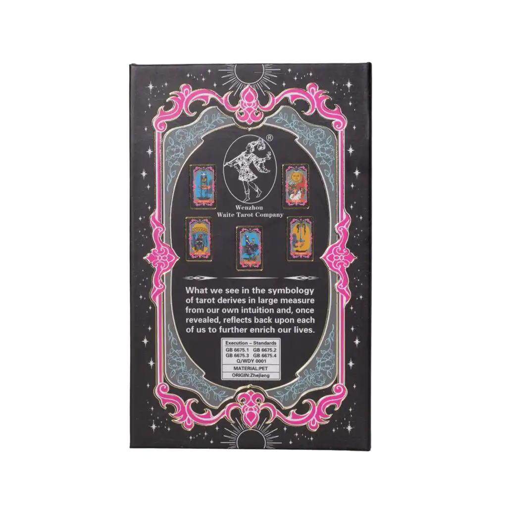 Gold Foil Tarot Card Set – with booklet | www.artisangoods.co.uk