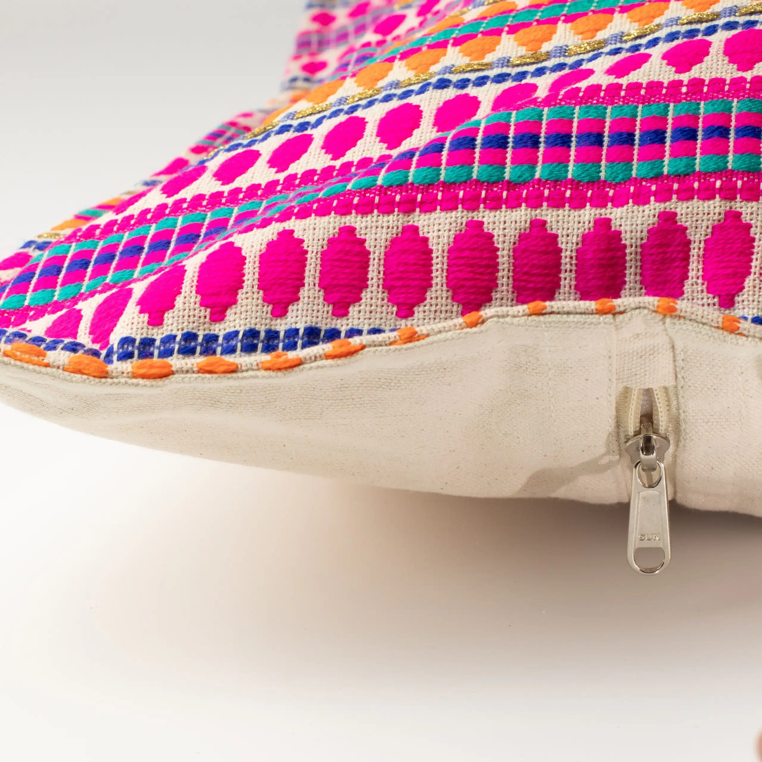 Classic Cushion Cover - Neon Stripes - 60x60cm - Jumbo Style - Image 4