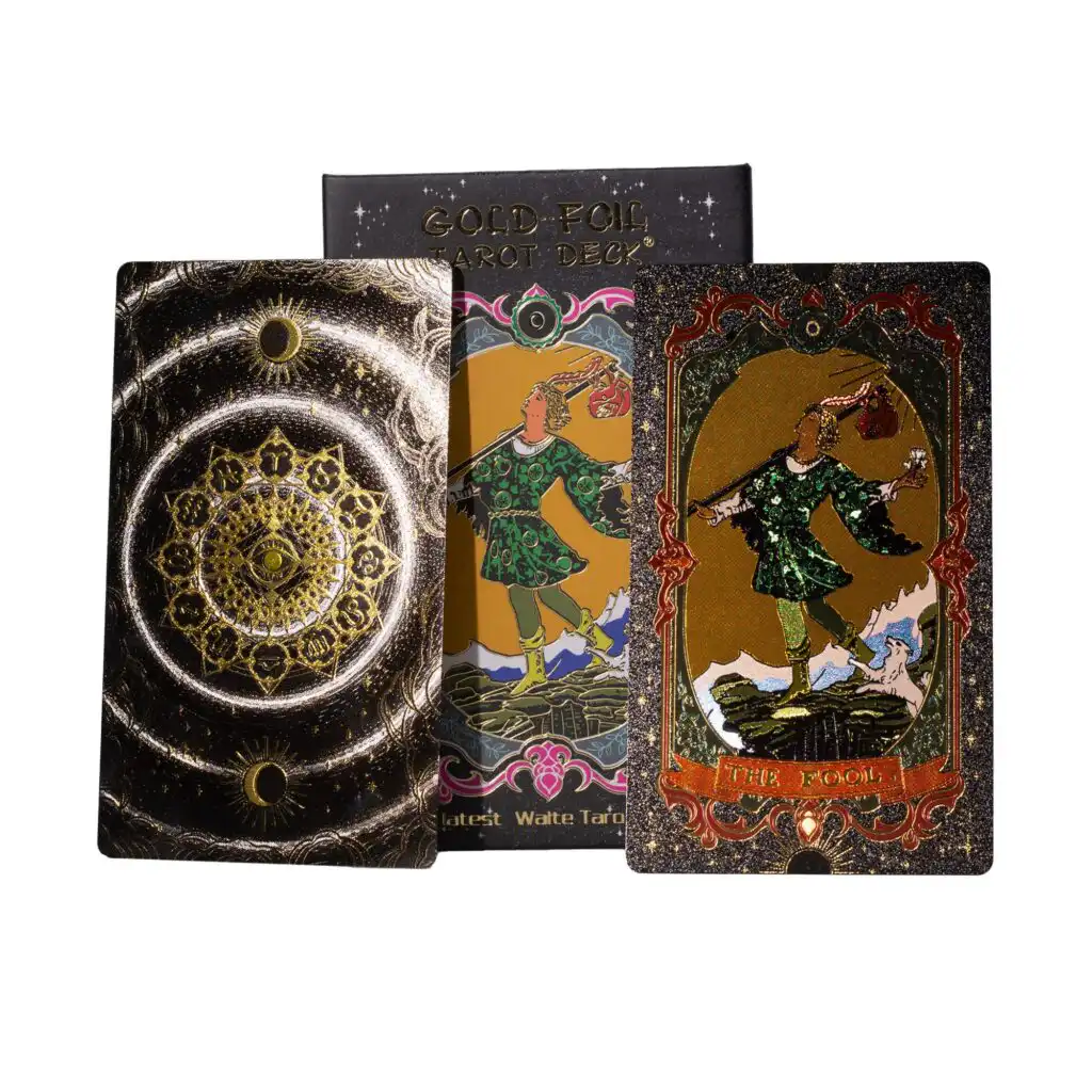 Gold Foil Tarot Card Set – with booklet | www.artisangoods.co.uk 4