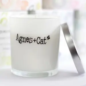 Agnes + Cat Votive Candle – Dolly Blue | www.artisangoods.co.uk 3
