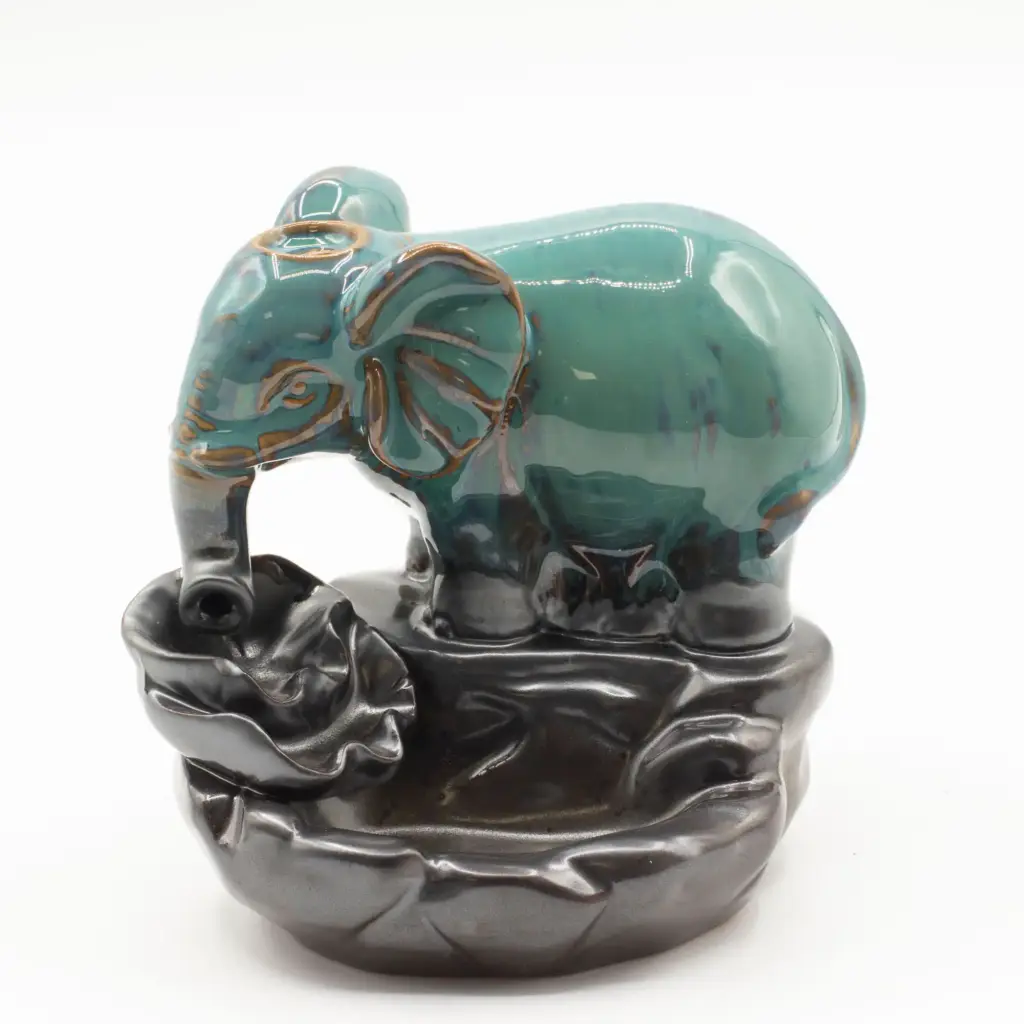 Backflow Incense Burner – Elephant at Pool | www.artisangoods.co.uk 5