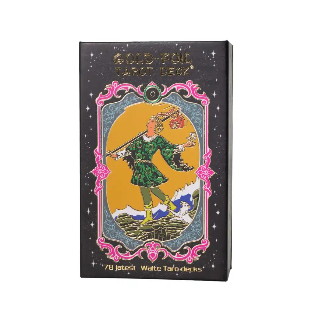 Gold Foil Tarot Card Set – with booklet | www.artisangoods.co.uk 6