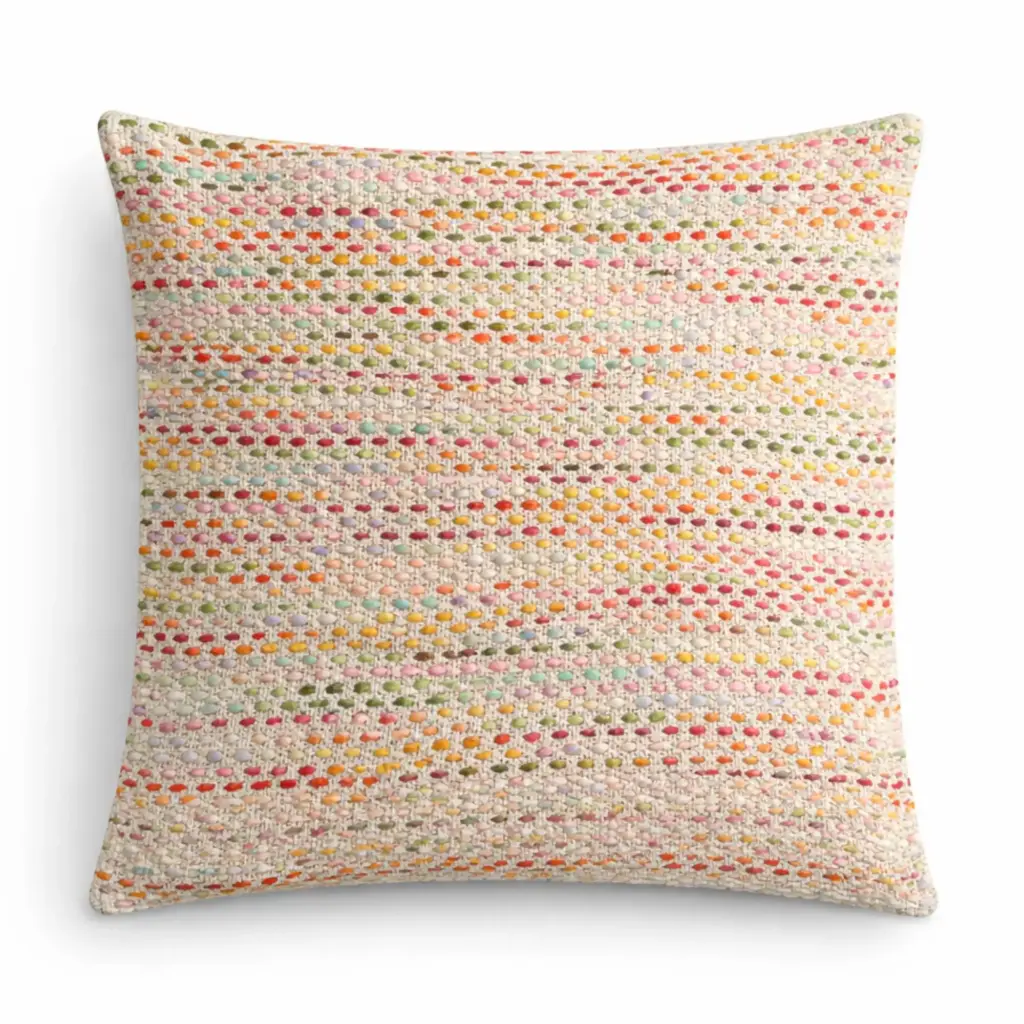 Classic Cushion Cover – Hidden Rainbow – 45x45cm | www.artisangoods.co.uk