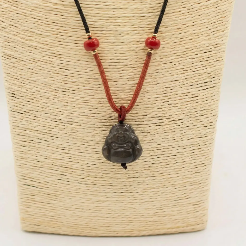 Cool Gemstone Pendants – Sliver Obsidian Buddha | www.artisangoods.co.uk 3 Cool Gemstone Pendants – Sliver Obsidian Buddha | www.artisangoods.co.uk 3