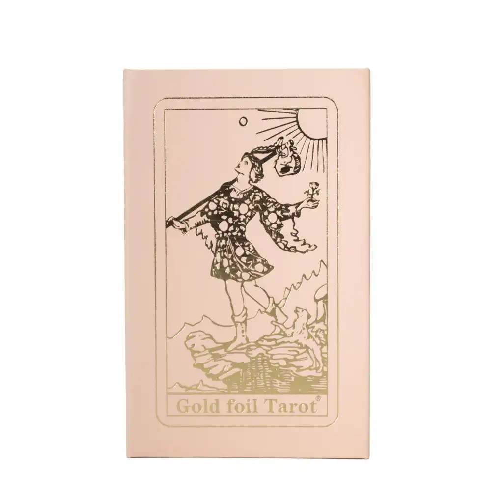 Pink Box Ruby Foil Tarot Card Gift Box Set – with booklet | www.artisangoods.co.uk