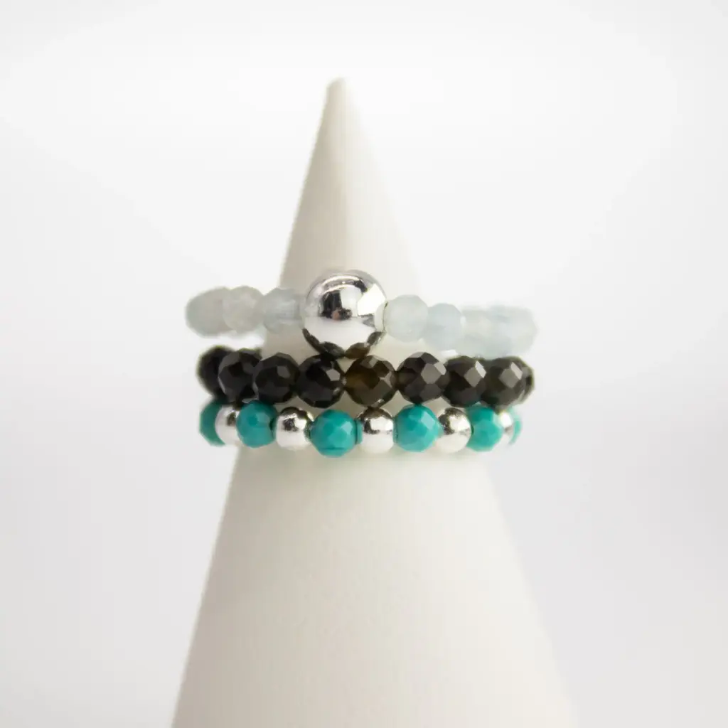 Nymph Spirit Gemstone Ring Set – Endless Ocean | www.artisangoods.co.uk 4 Nymph Spirit Gemstone Ring Set – Endless Ocean | www.artisangoods.co.uk 4