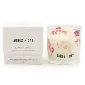 Agnes + Cat Botanical Soy Wax Candle – Roses of Sawrey | www.artisangoods.co.uk 5