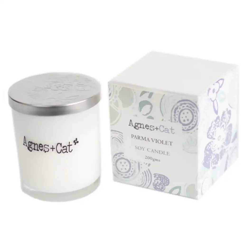 Agnes + Cat Votive Candle – Parma Violet | www.artisangoods.co.uk 2