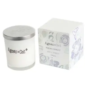 Agnes + Cat Votive Candle – Parma Violet | www.artisangoods.co.uk 2