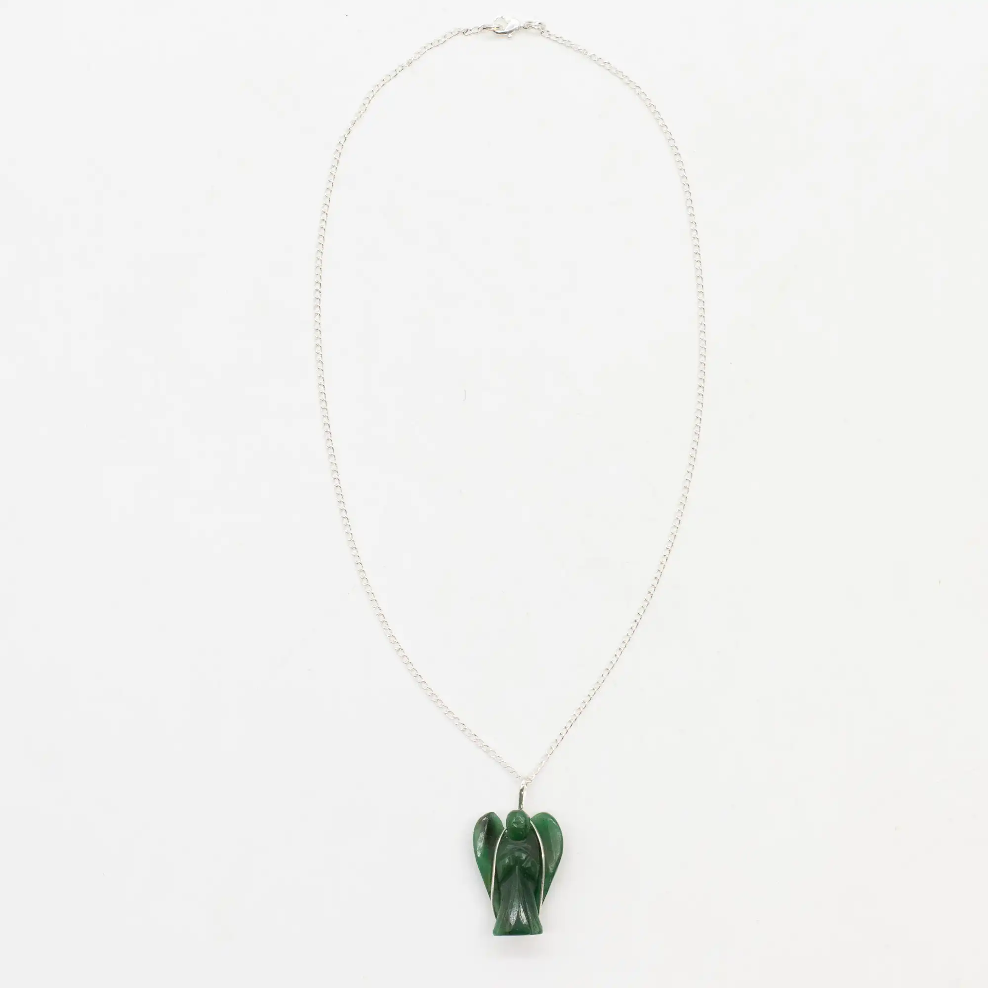 Gemstone Guardian Angel Pendant – Green Aventurine | www.artisangoods.co.uk 3