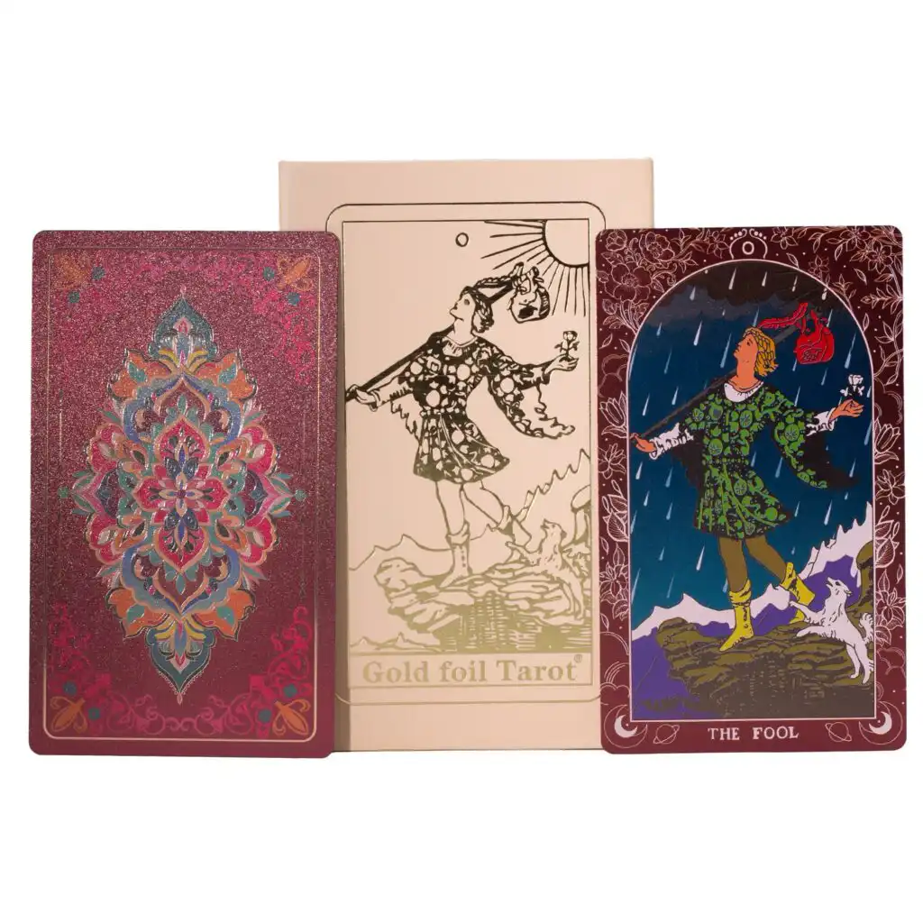 Pink Box Ruby Foil Tarot Card Gift Box Set – with booklet | www.artisangoods.co.uk 2 Pink Box Ruby Foil Tarot Card Gift Box Set – with booklet | www.artisangoods.co.uk 2