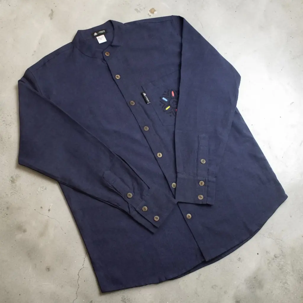 Nomad Sari Kathmandu Shirt – Indigo – XL | www.artisangoods.co.uk 6 Nomad Sari Kathmandu Shirt – Indigo – XL | www.artisangoods.co.uk 6