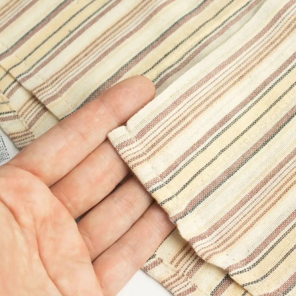 Nomad Sari Grandad Shirt – Brown Beige – XL | www.artisangoods.co.uk 3 Nomad Sari Grandad Shirt – Brown Beige – XL | www.artisangoods.co.uk 3