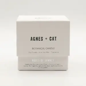 Agnes + Cat Botanical Soy Wax Candle – Roses of Sawrey | www.artisangoods.co.uk 6