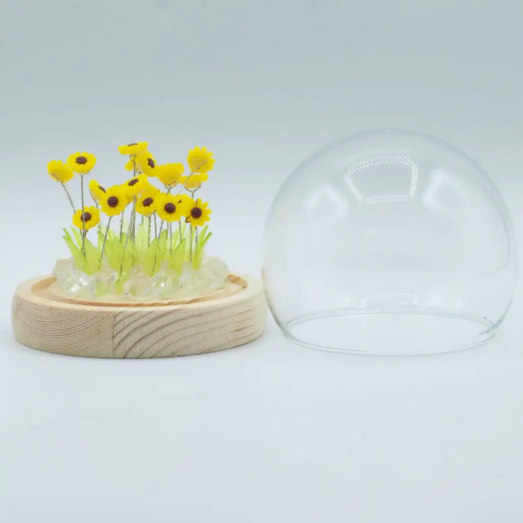 Floral Glow Garden Dome – 20 Sunflower – LED USB | www.artisangoods.co.uk