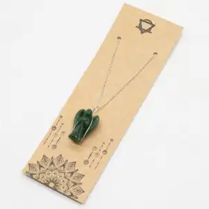 Gemstone Guardian Angel Pendant – Green Aventurine | www.artisangoods.co.uk 4