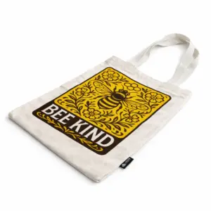 Nomad Sari Iconic Toni Tote Bag – Bee Kind – Natural 10oz | www.artisangoods.co.uk 4