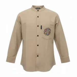 Nomad Sari Kathmandu Shirt – Stone – Medium | www.artisangoods.co.uk 8