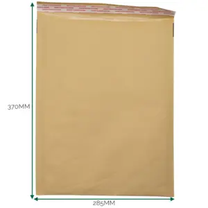 Kraft Padded Bubble Envelope (285×370+40mm) | www.artisangoods.co.uk 2