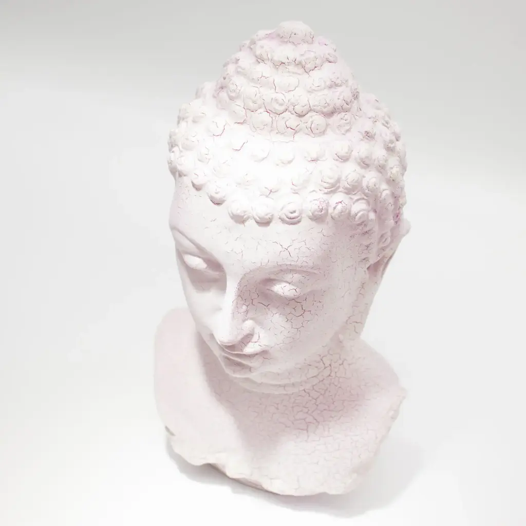 Buddha Bust Lamp Cherry Crackle – Oval stand | www.artisangoods.co.uk 4 Buddha Bust Lamp Cherry Crackle – Oval stand | www.artisangoods.co.uk 4