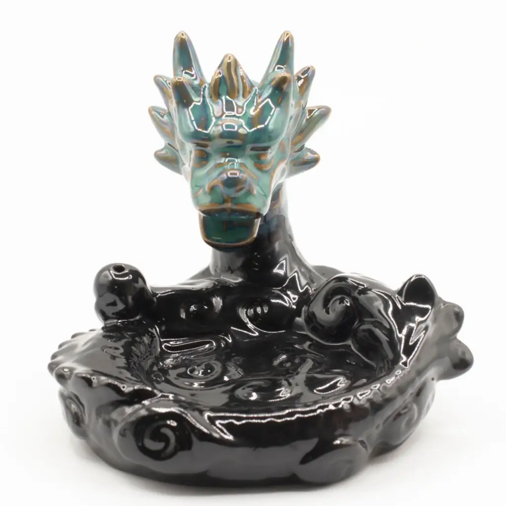 Backflow Incense Burner – Large Dragon Pool | www.artisangoods.co.uk 5