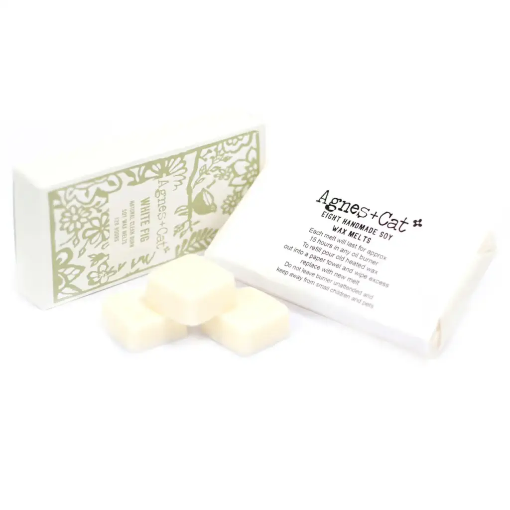 Agnes + Cat Box of 8 Wax Melts – White Fig | www.artisangoods.co.uk 2
