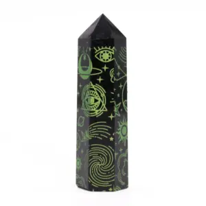 Black Obsidian Point – Mystic Story – Forest Green | www.artisangoods.co.uk 6