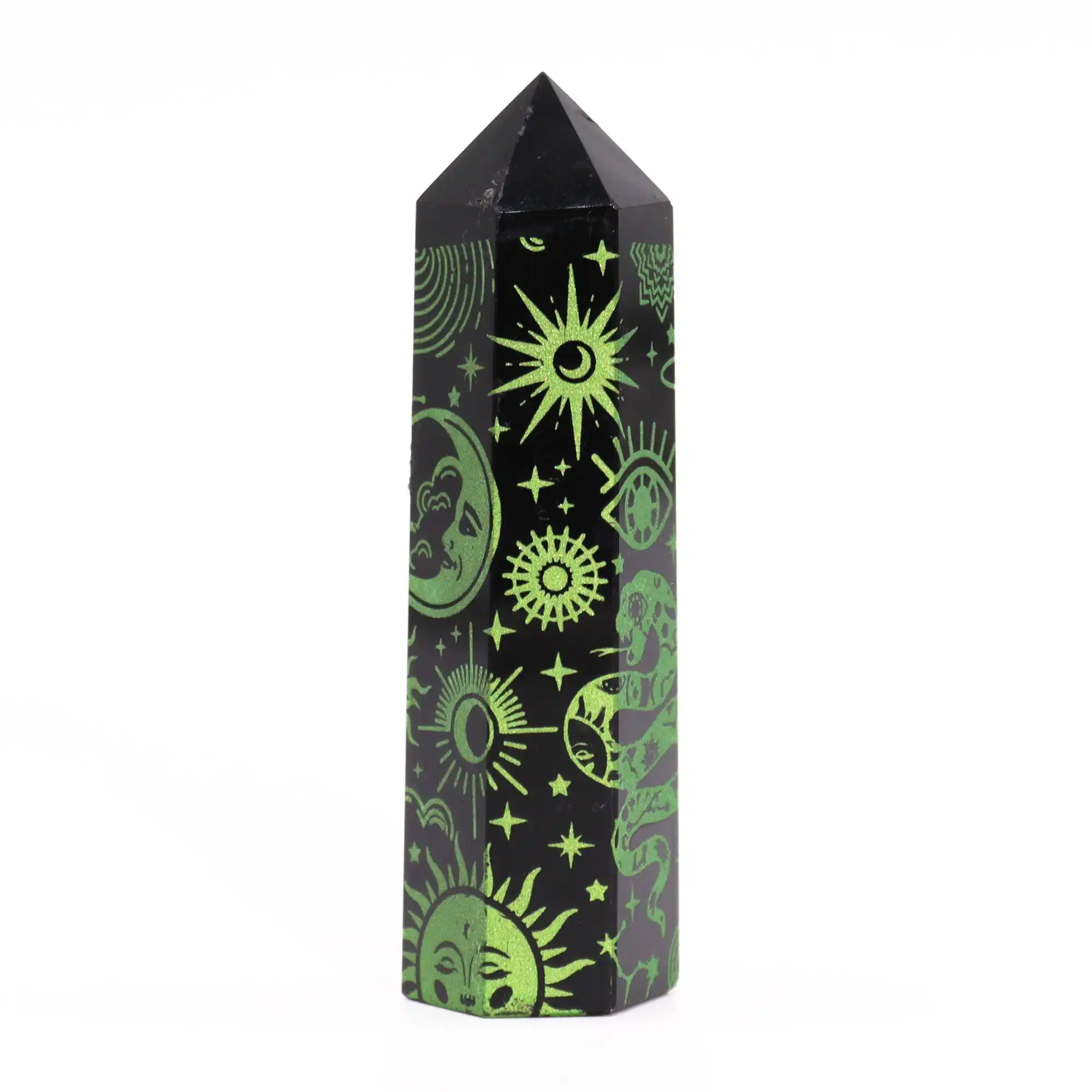 Black Obsidian Point – Mystic Story – Forest Green | www.artisangoods.co.uk 4 Black Obsidian Point – Mystic Story – Forest Green | www.artisangoods.co.uk 3