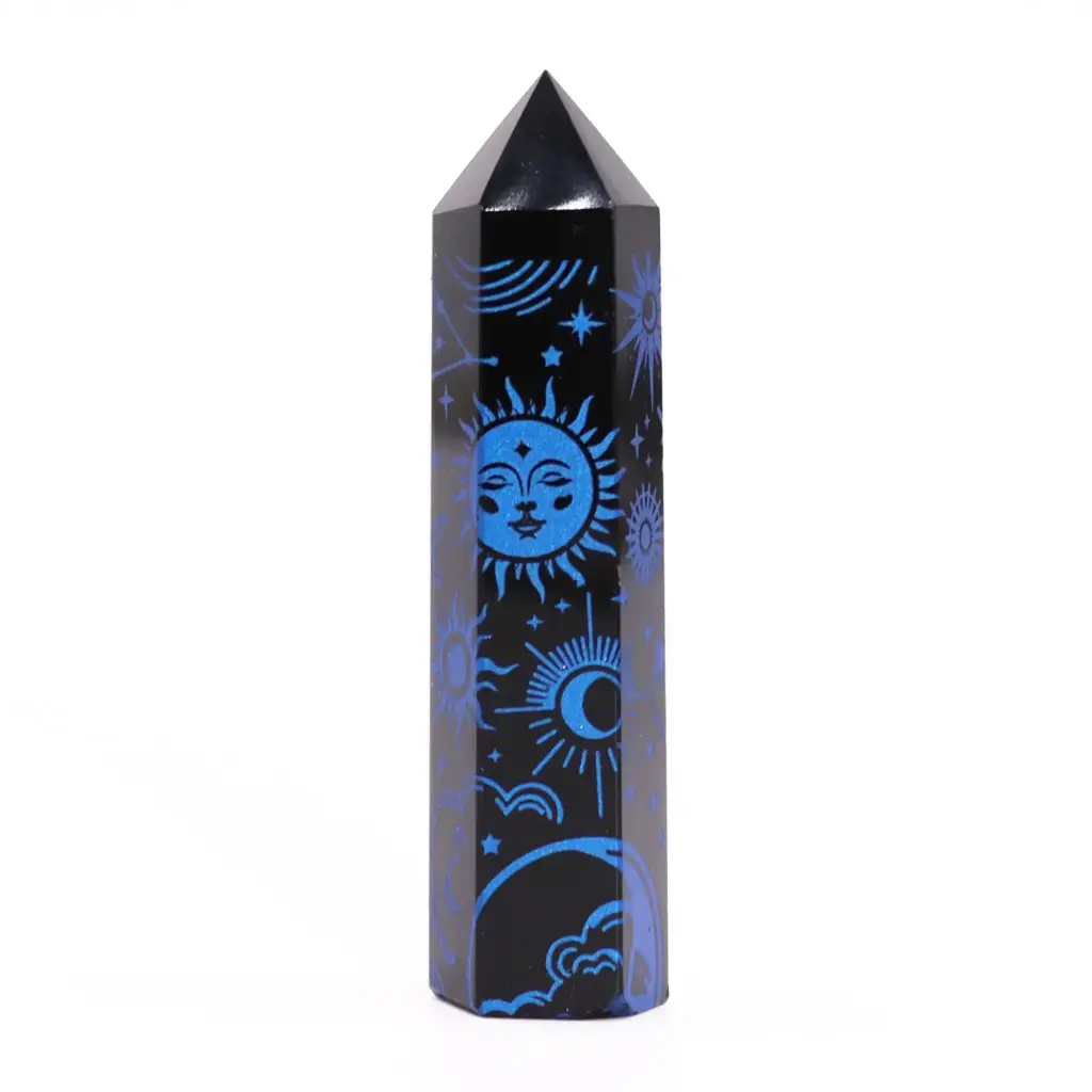 Black Obsidian Point – Mystic Story – Midnight Blue | www.artisangoods.co.uk Black Obsidian Point – Mystic Story – Midnight Blue | www.artisangoods.co.uk
