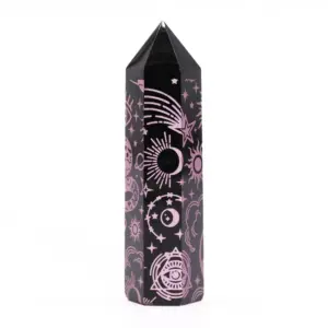 Black Obsidian Point – Mystic Story – Rose Pink | www.artisangoods.co.uk 6