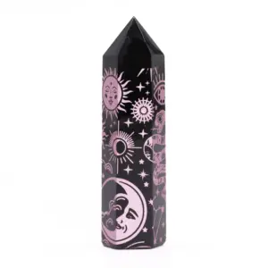 Black Obsidian Point – Mystic Story – Rose Pink | www.artisangoods.co.uk 3