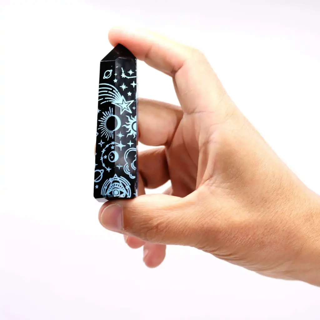 Black Obsidian Points – Mystic Story – Sky Blue | www.artisangoods.co.uk 8