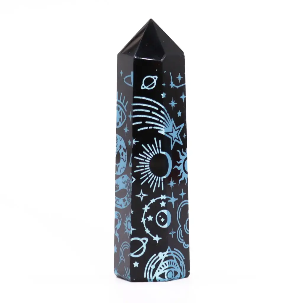 Black Obsidian Points – Mystic Story – Sky Blue | www.artisangoods.co.uk 6