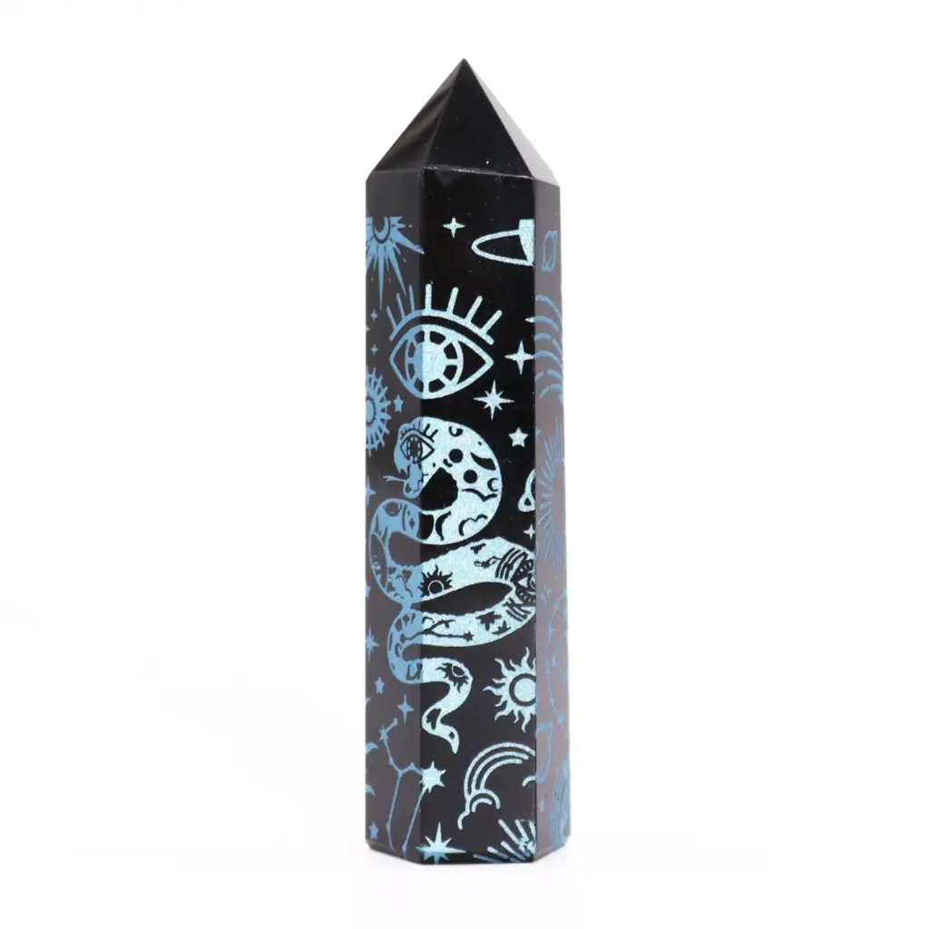 Black Obsidian Points – Mystic Story – Sky Blue | www.artisangoods.co.uk 5