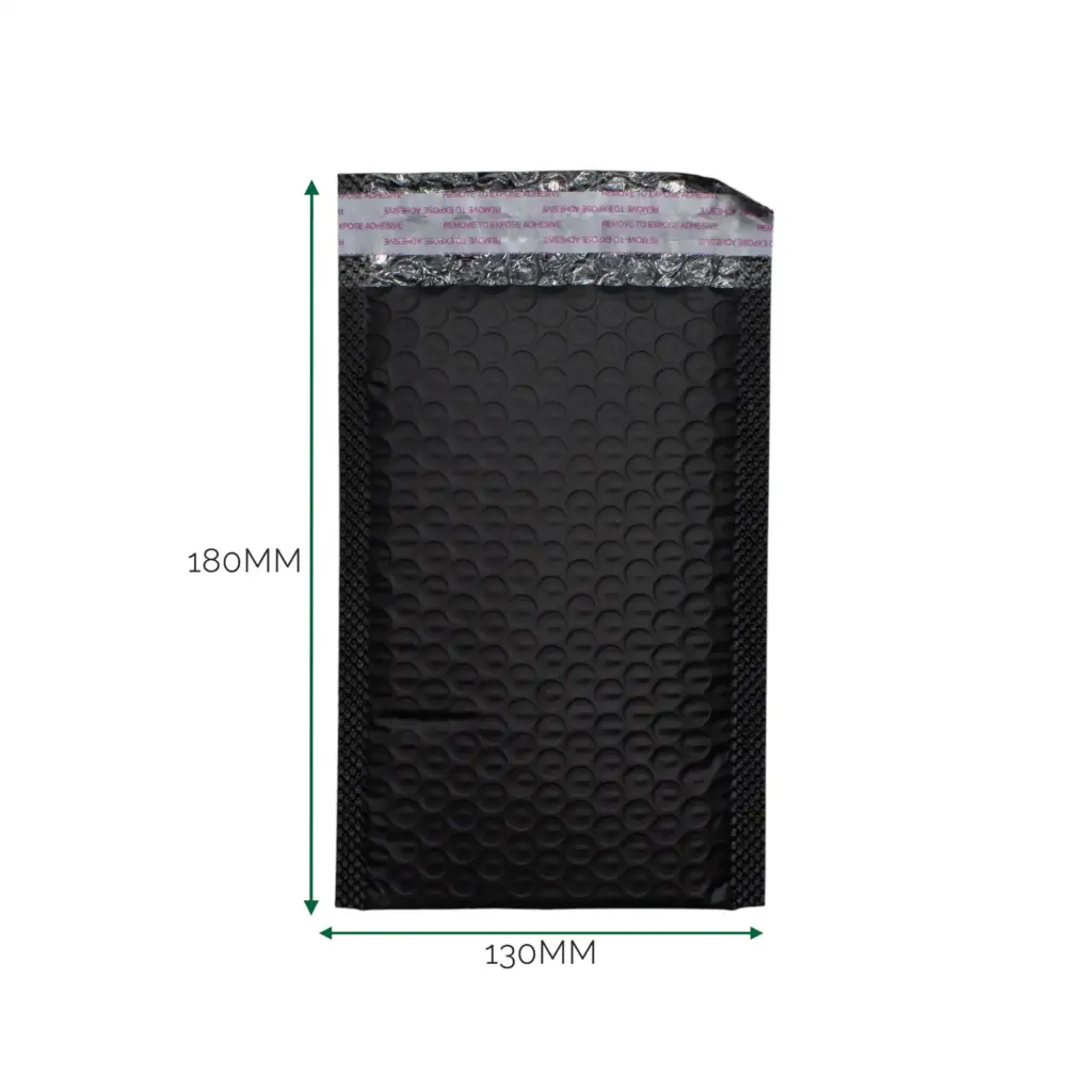 Black Poly Bubble Envelope (130×180+40mm) | www.artisangoods.co.uk Black Poly Bubble Envelope (130×180+40mm) | www.artisangoods.co.uk