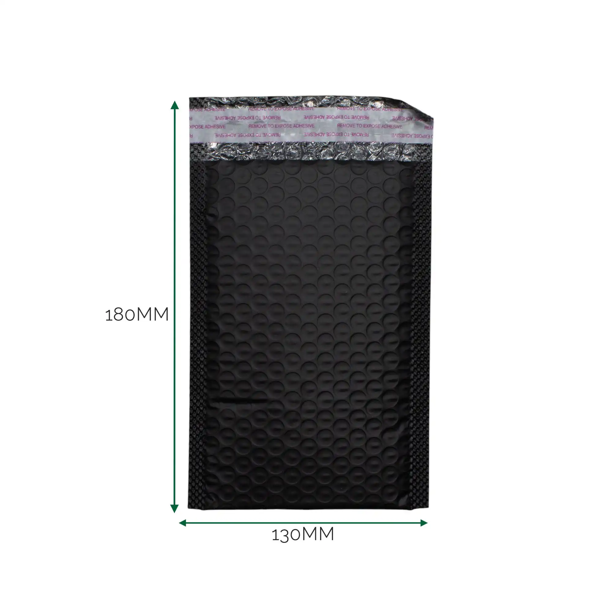 Black Poly Bubble Envelope (130×180+40mm) | www.artisangoods.co.uk 2 Black Poly Bubble Envelope (130x180+40mm)