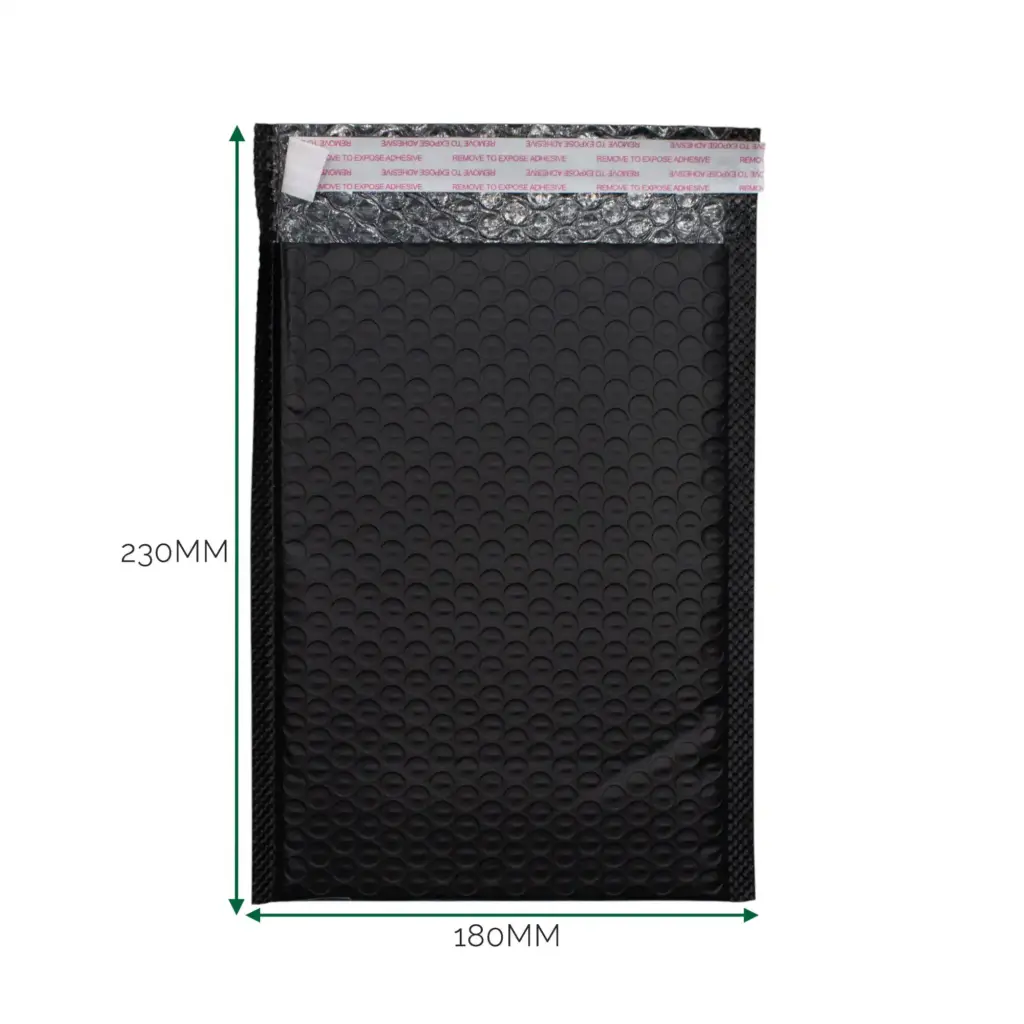 Black Poly Bubble Envelope (180×230+40mm) | www.artisangoods.co.uk Black Poly Bubble Envelope (180×230+40mm) | www.artisangoods.co.uk