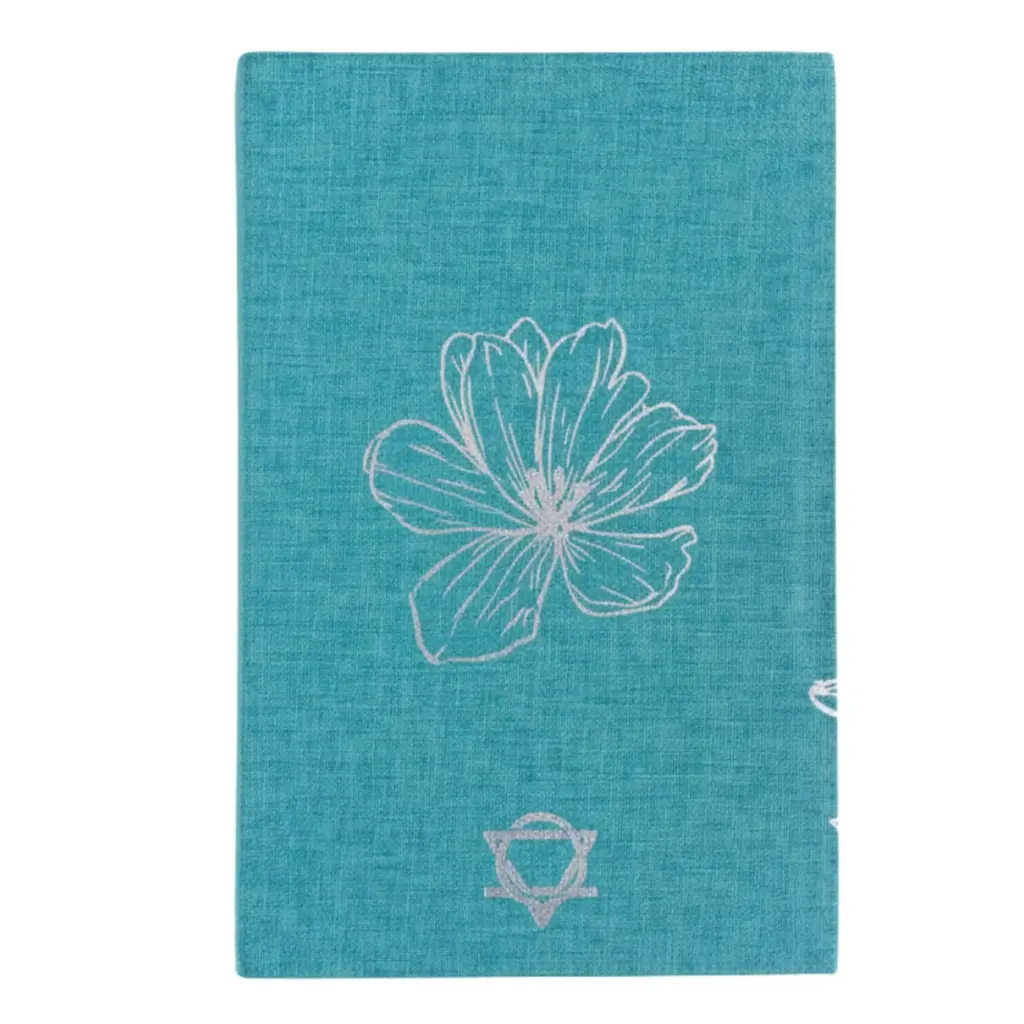 Blue Gratitude Journal with Silver Lining – 120 pages – I am Thankful For | www.artisangoods.co.uk 3