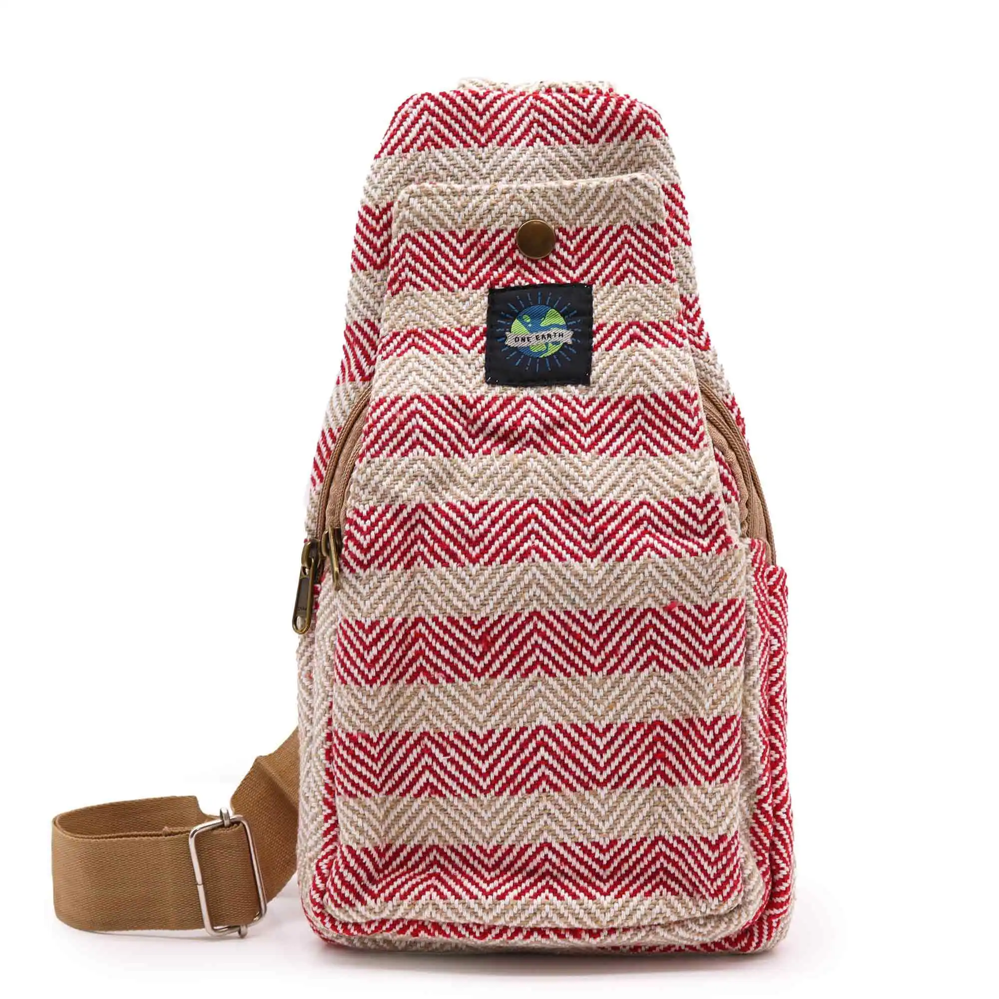 Body Cross Bag Natural Cotton – Tan & Pink | www.artisangoods.co.uk 2 Body Cross Bag Natural Cotton – Tan & Pink | www.artisangoods.co.uk 1