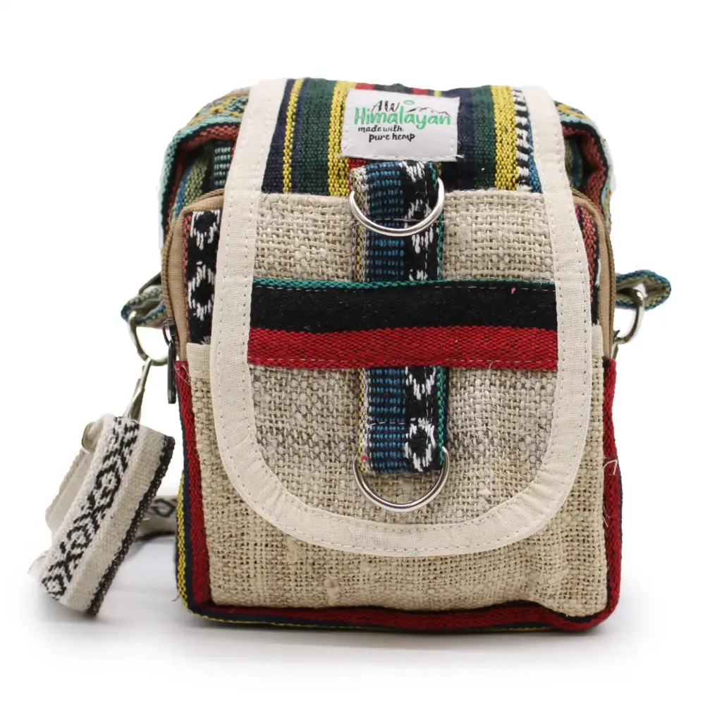 Body-Cross Natural Hemp & Jhari Travel Bag | www.artisangoods.co.uk 5 Body-Cross Natural Hemp & Jhari Travel Bag | www.artisangoods.co.uk 5