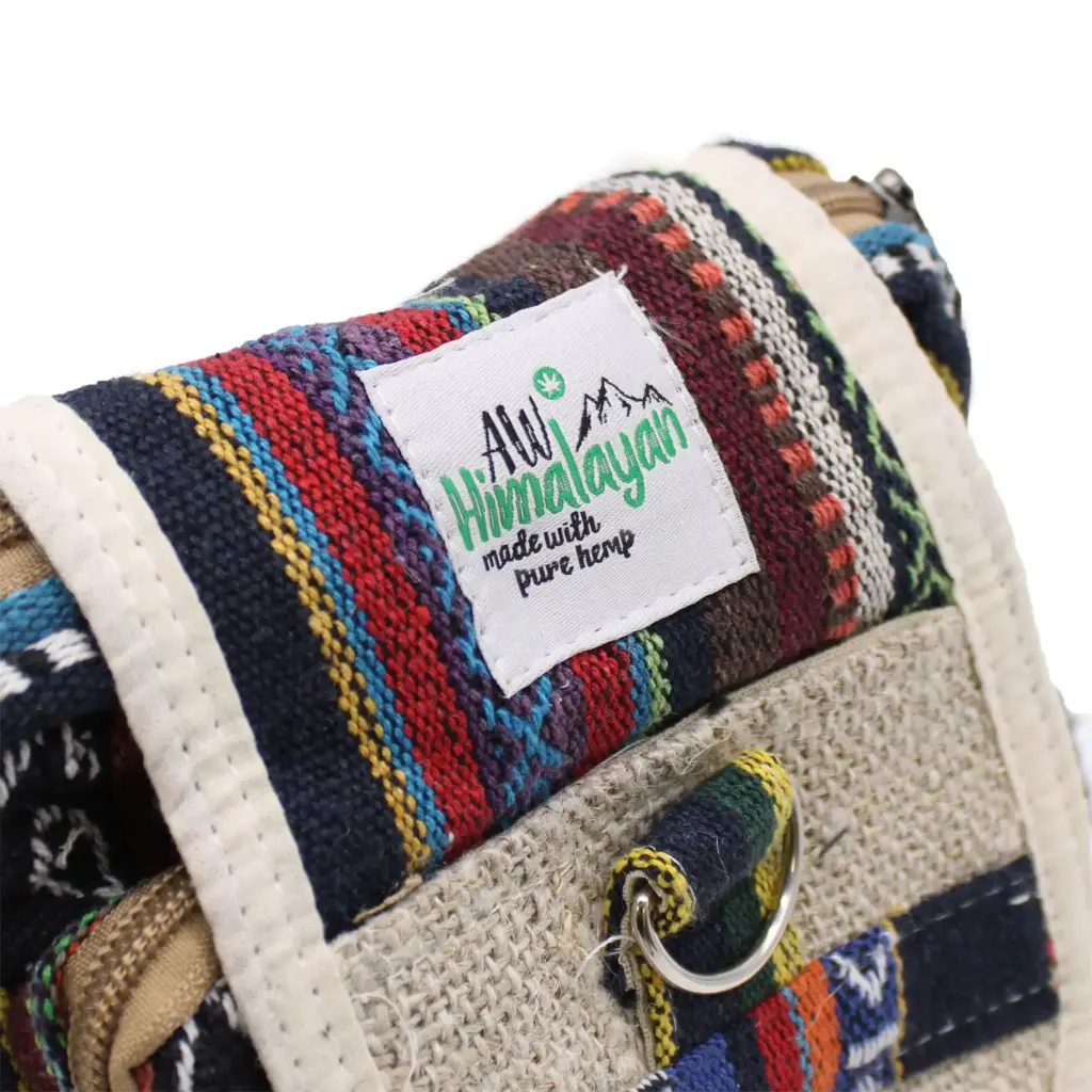 Body-Cross Natural Hemp & Jhari Travel Bag | www.artisangoods.co.uk 4 Body-Cross Natural Hemp & Jhari Travel Bag | www.artisangoods.co.uk 4