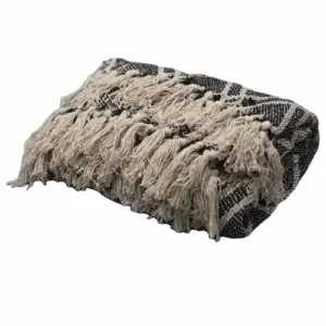 Boho Comfort Throws – Black & Biege Regency | www.artisangoods.co.uk 2