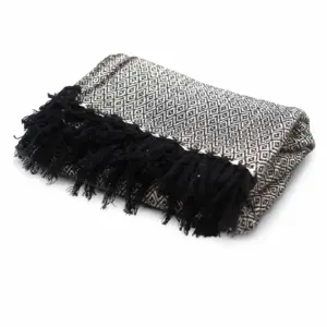 Boho Comfort Throws – Charcoal | www.artisangoods.co.uk 2