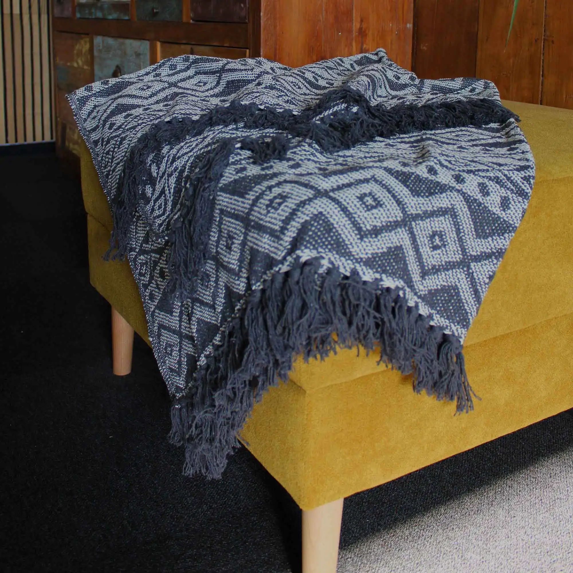 Boho Comfort Throws – Grey Geometric | www.artisangoods.co.uk 5 Boho Comfort Throws – Grey Geometric | www.artisangoods.co.uk 4